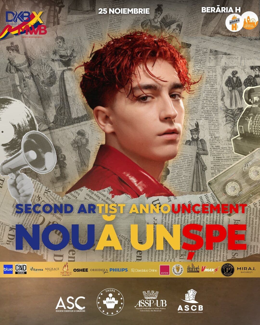 Afișul DKB x MWB 2025: Nouă Unșpe, la Berăria H