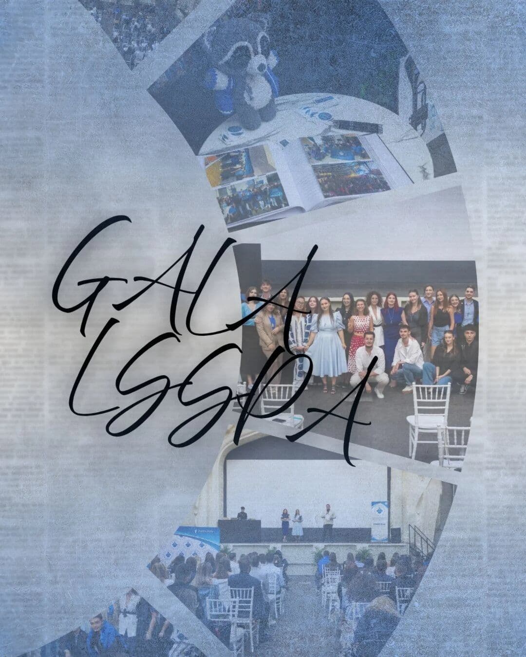 Afișul Galei LSSPA, cu o fotografie de grup